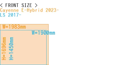 #Cayenne E-Hybrid 2023- + LS 2017-